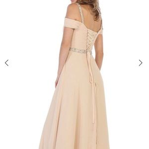 Bridesmaid dress champagne